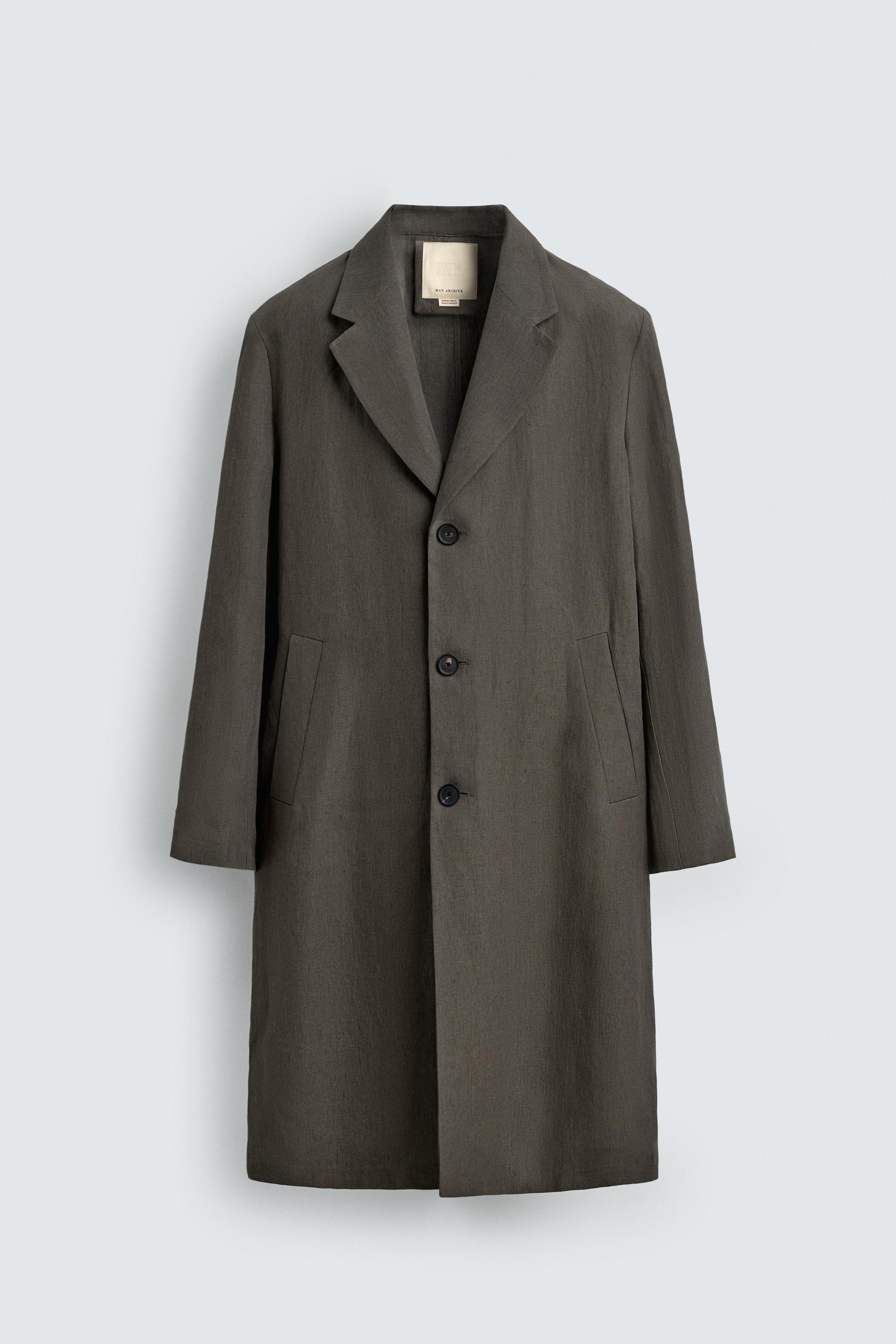 100% LINEN FROCK COAT